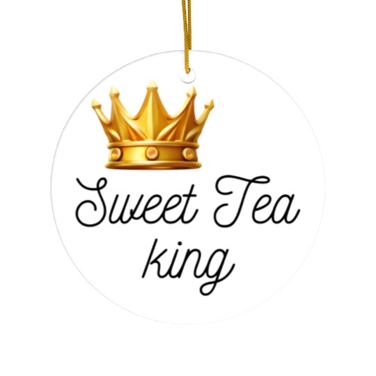 sweet tea king Ceramic Ornaments
