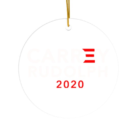 CARREY RUDOLPH 2020 Ceramic Ornaments