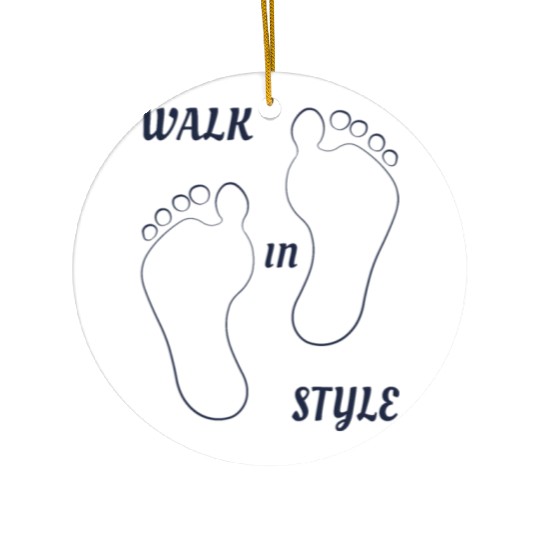 Walk in style - Navy Blue Ceramic Ornaments