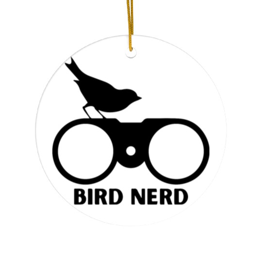Bird Nerd Ceramic Ornaments