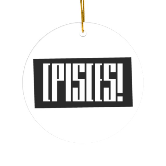 pisces zodiac Ceramic Ornaments