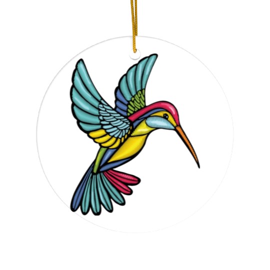 Colourful Hummingbird, Sweet and Elegant Style Ceramic Ornaments