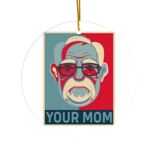 Funny Sigmund Freud Psychology Psychologist Ceramic Ornaments