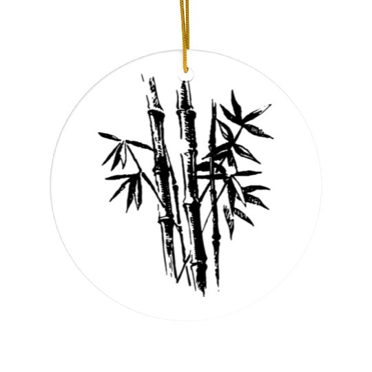 Bamboo Lover Ceramic Ornaments