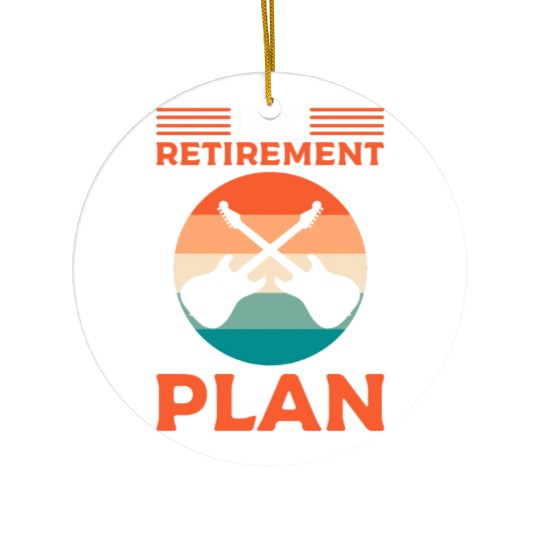 My Retirement Plan Guitar Tech Ceramic Ornaments