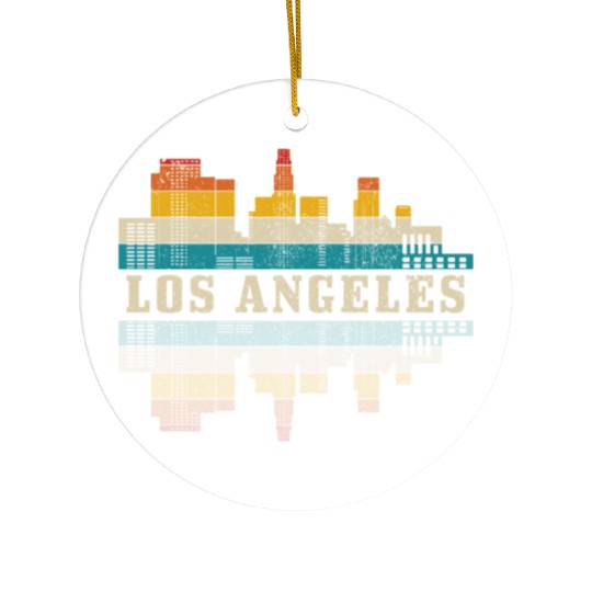 Los Angeles California LA Gift Ceramic Ornaments