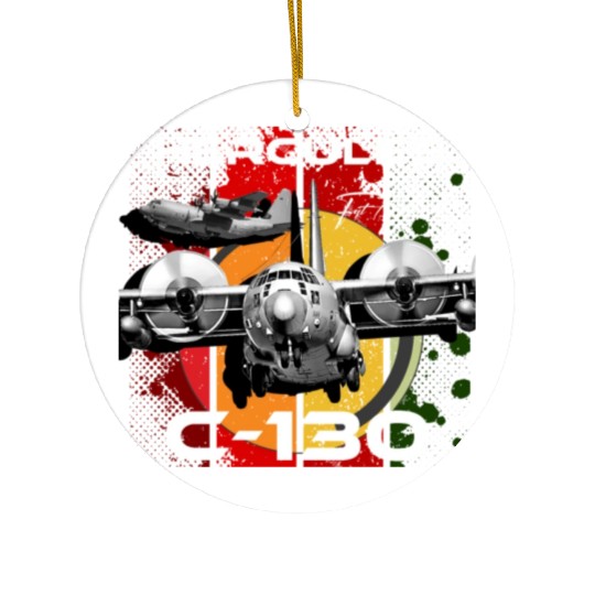 C-130 Hercules Military Aircraft Ceramic Ornaments