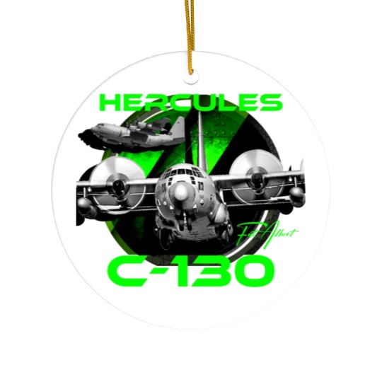 C-130 Hercules Military Aircraft Ceramic Ornaments