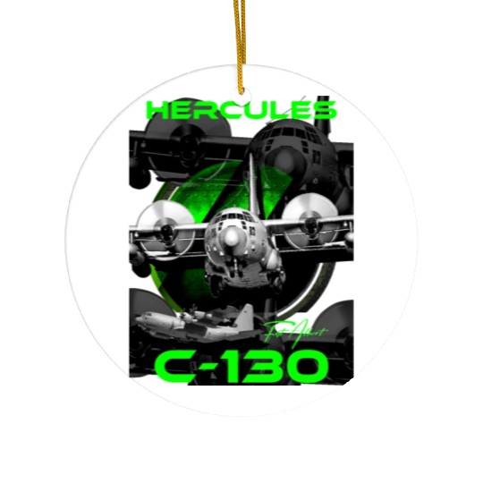 C-130 Hercules Military Aircraft Ceramic Ornaments