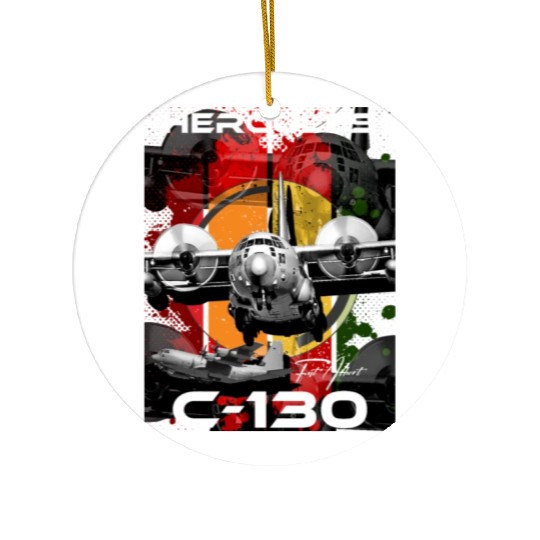 C-130 Hercules Military Aircraft Ceramic Ornaments