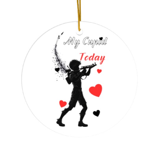 Angel of love, my cupid today. Ceramic Ornaments