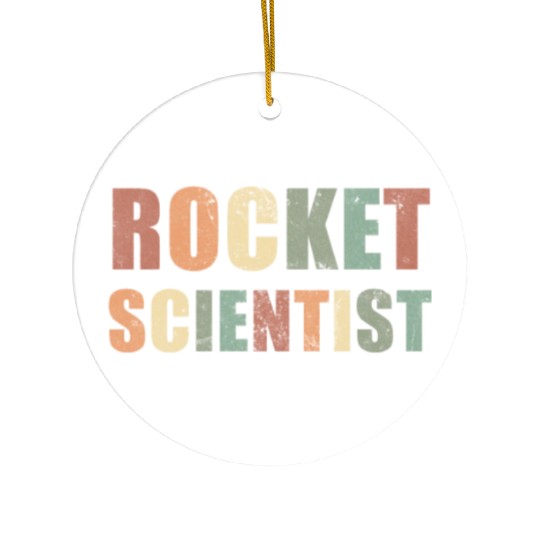 Rocket Scientist Aerospace Engineer Spaceship Ceramic Ornaments
