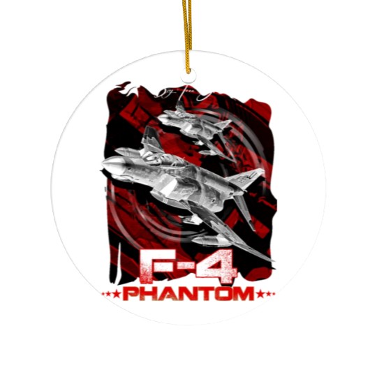 F-4 Phantom Us Air Force Fighter jet Ceramic Ornaments