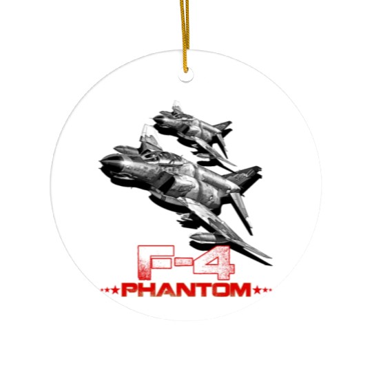 F-4 Phantom Us Air Force Fighter jet Ceramic Ornaments