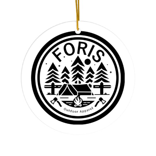 FORIS Camping Ceramic Ornaments