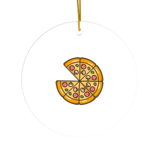Where is the - PIZZA my Heart Ceramic Ornaments