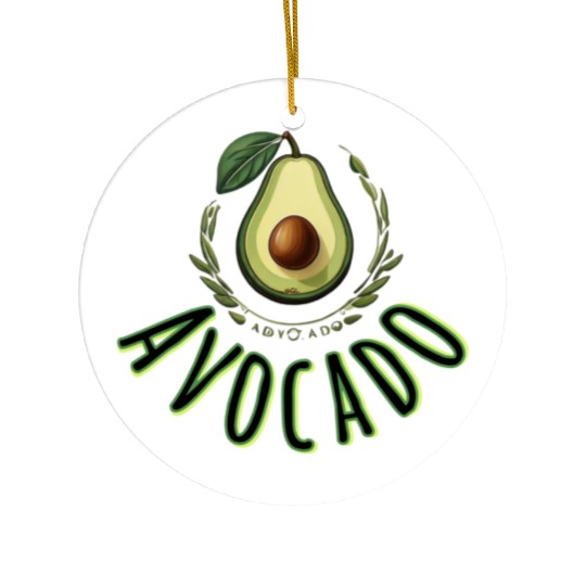 Avocado Ceramic Ornaments