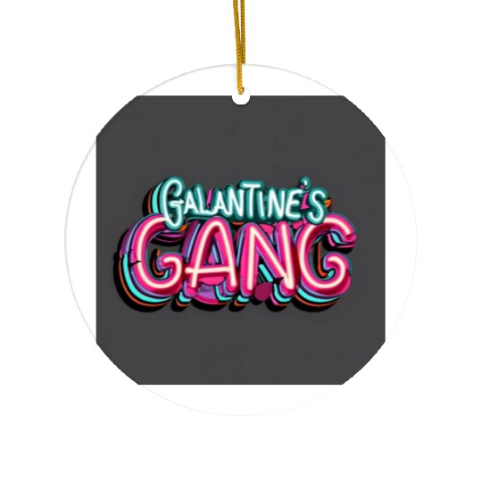 GALENTINE'S Gang Ceramic Ornaments