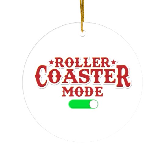 Roller Coaster Lover Ceramic Ornaments