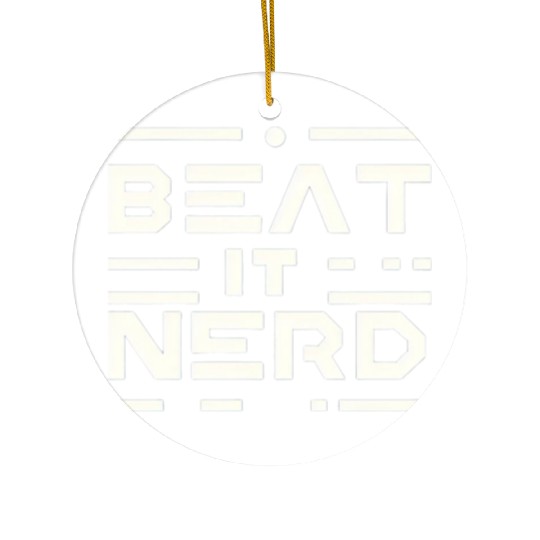 Beat it Nerd 16 Ceramic Ornaments