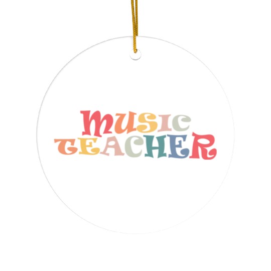 Music Teacher Ceramic Ornaments