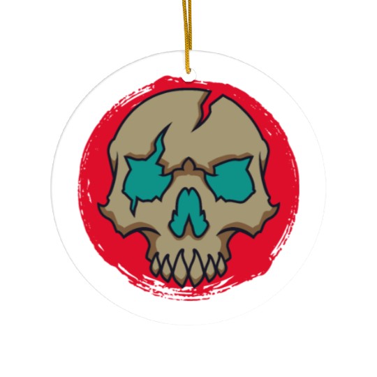 Animal crossing skull Ceramic Ornaments