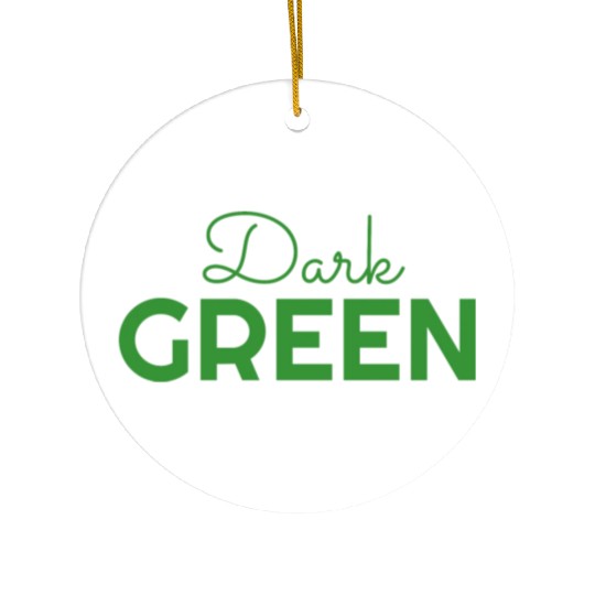 dark green color Ceramic Ornaments