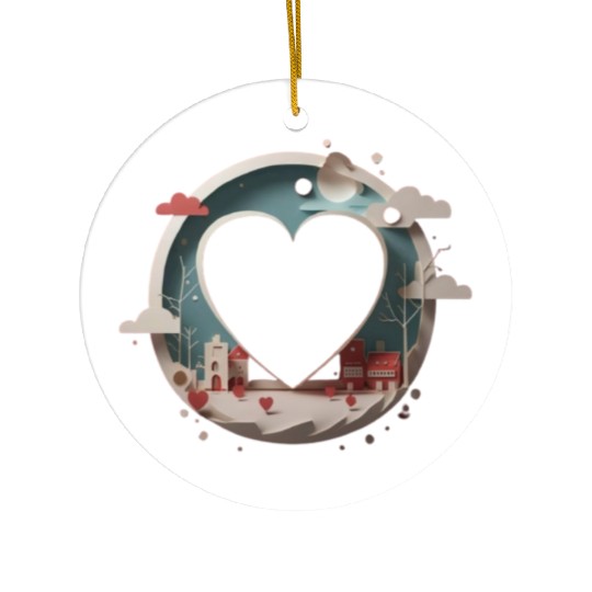 Valentine Ceramic Ornaments