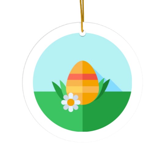 Easter Egg Ceramic Ornaments
