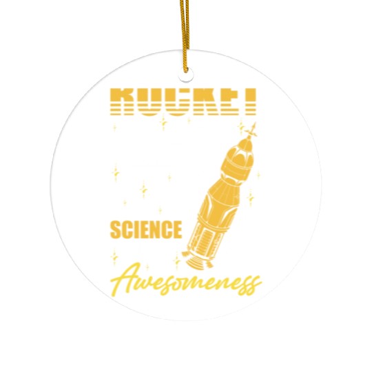 Space Engineer Rocket Scientist Awesomeness Ceramic Ornaments