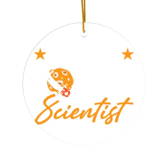 Proud Rocket Scientist Planet Space Ride Gift Ceramic Ornaments