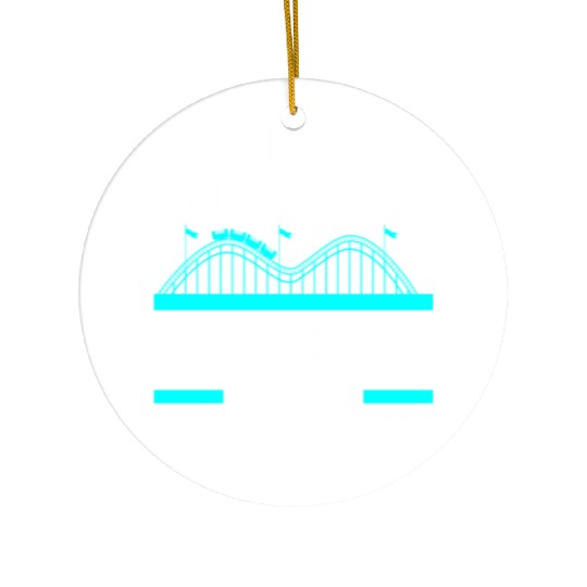 Roller Coaster Wooden Coaster Amusement Park Ceramic Ornaments