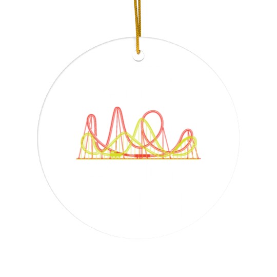 Roller Coaster Fan Ceramic Ornaments