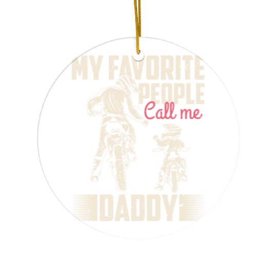 My favorite people call me daddy Vintage Ceramic Ornaments