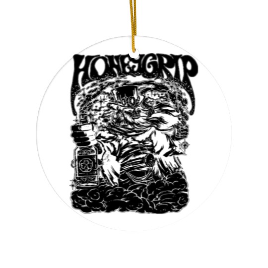 Uncle Funkle Mono Deep Purple Ceramic Ornaments