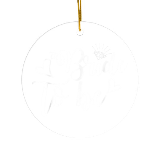 Bride To Be Funny Wedding Party Ceramic Ornaments