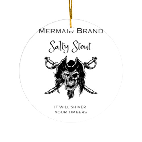 Salty Stout Ceramic Ornaments