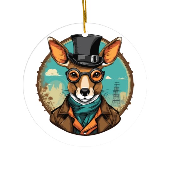 Kangaroo Ceramic Ornaments