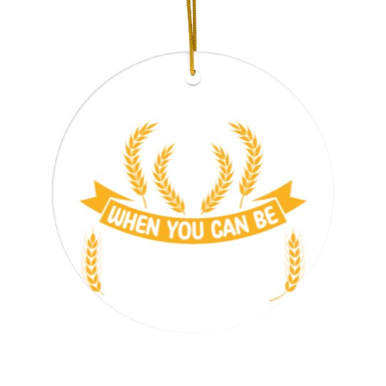 Salty or Malty Craft Beer Humor Ceramic Ornaments