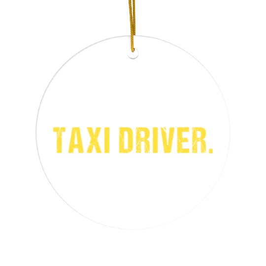 Dad Taxi Driver Ceramic Ornaments