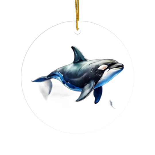 killer whale Ceramic Ornaments