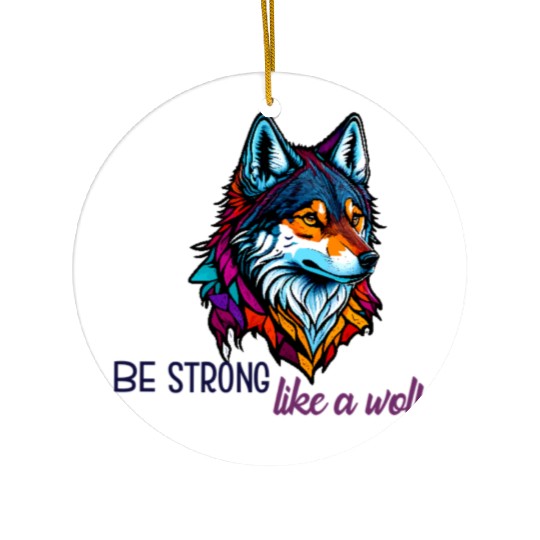 Wolf inspired Ceramic Ornaments collection.