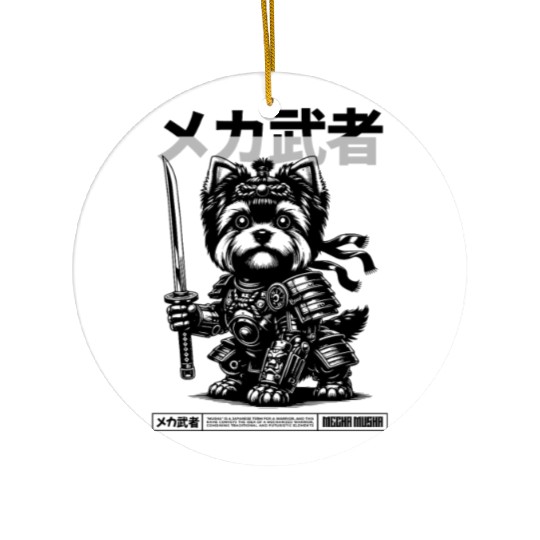 Yorkshire Terrier Dog Musha Pet Ceramic Ornaments