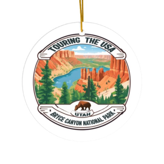Touring The USA : Bryce Canyon Ceramic Ornaments