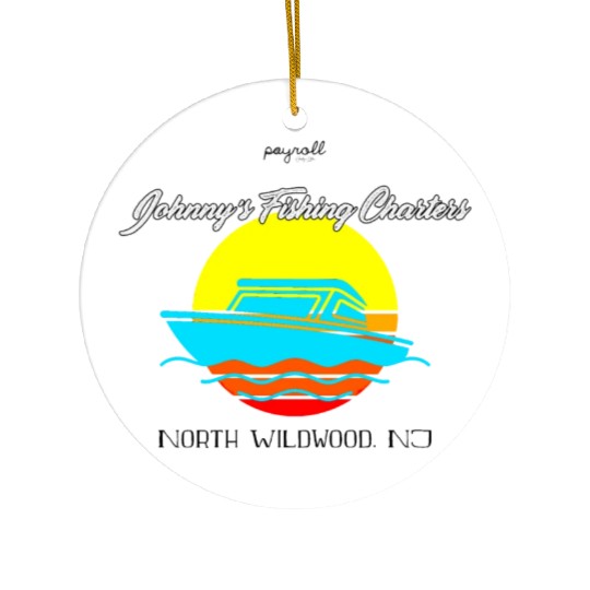 Cool North Wildwood, NJ Ceramic Ornaments