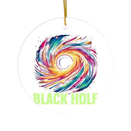 Black Hole Space Universe Astronomy Astronomer Ceramic Ornaments