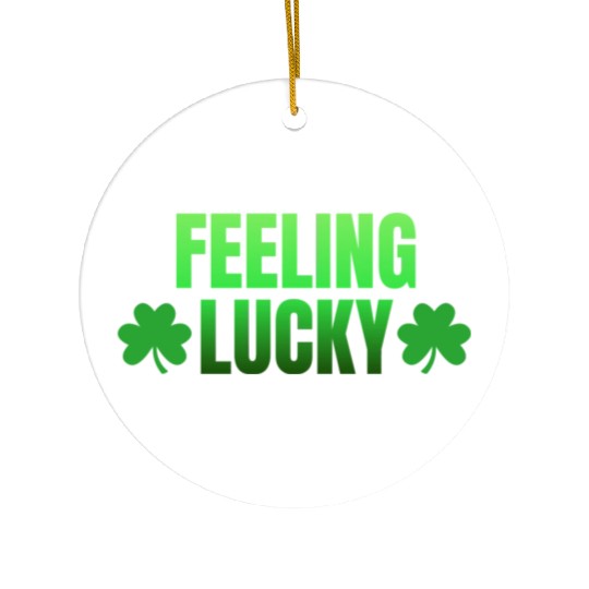Feeling Lucky Ceramic Ornaments