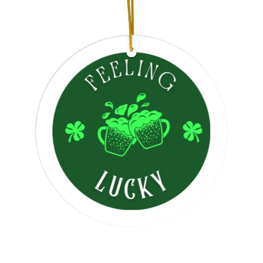 Feeling Lucky Ceramic Ornaments