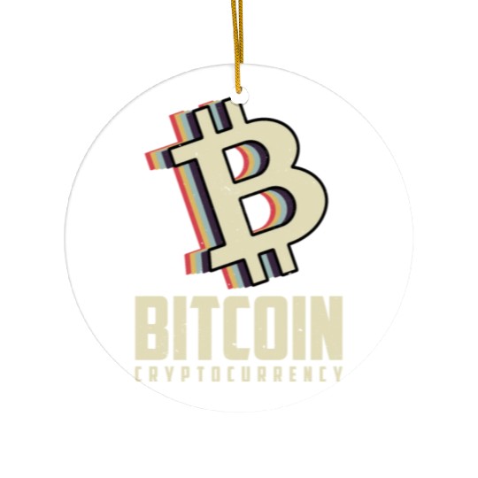 Bitcoin Cryptocurrency Ceramic Ornaments