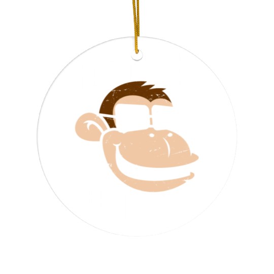 Monkey Business Ceramic Ornaments